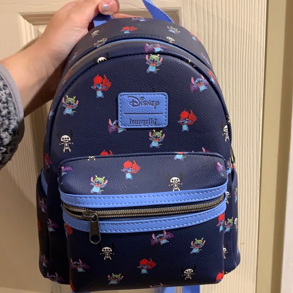Disney loungefly stitch mini backpack